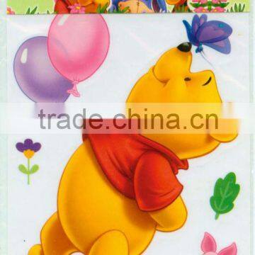 cute cartoon bear cartoon wall mural sticker