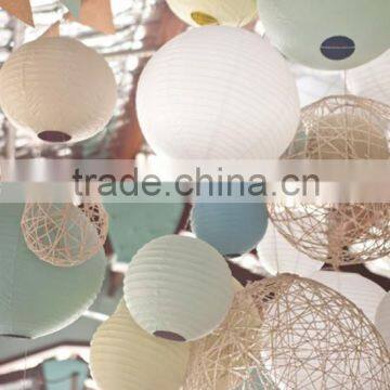 Garden Party Decoration Assorted Colorful 20cm,25cm,30cm,35cm,40cm Round Ball Paper Lanterns