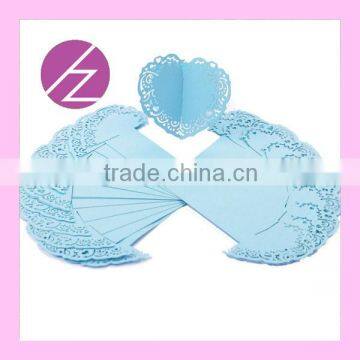 Wholesale Cheap 2015 Wedding Paper Crafts,laser Cut Wedding Purple Napkin Rings MJ-32 photo-2