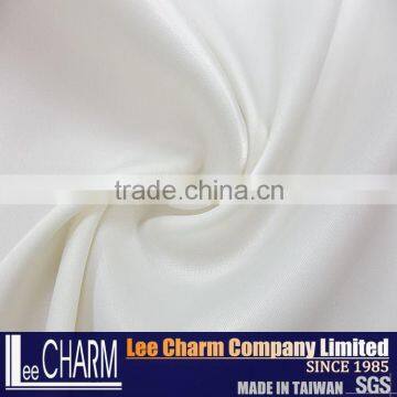 White Stretch Polyester And Spandex Lycra Fabrics