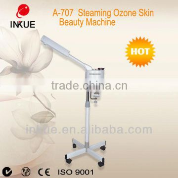 Salon use facial steamer/Ozone therapy steamer/professional facial steamer with glass jar