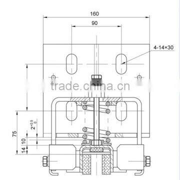 Lift Guide Shoe, Elevator Parts 230*16,230*10