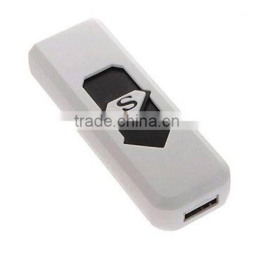 flint Windproof Rechargeable Flameless Cigarette No Gas e-Lighter USB Lighter