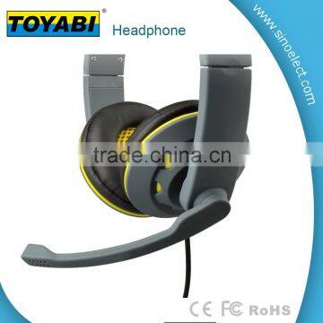On-ear headband headphone gaming headsets with microphone stereo headphone