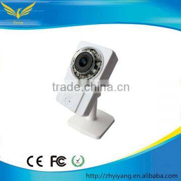 1/4'' Color Mega Pixel CMOS IR cube IP camera Support wireless sensor network (Wi-Fi/802.11/b/g/n)