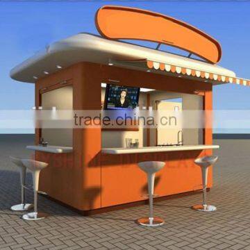 Durable structure using street food kiosk design, fast food carts kiosk, mobile coffee kiosk