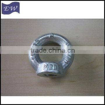 20mm steel lifting eyebolts and nuts (DIN580)