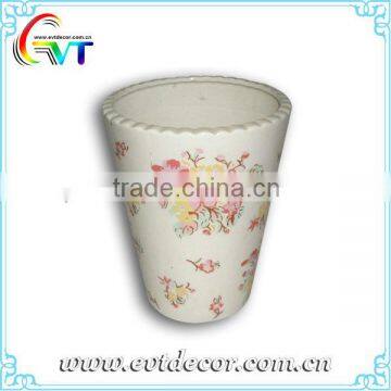 Ceramic Coloured Flower Pot