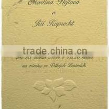 wedding invitation cardboard