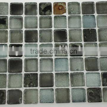 Tumbled Mosaic Subway Black/gray/brown Mix