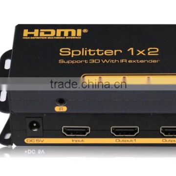 1x2 HDMI Splitter with Remote IR controller support 3D