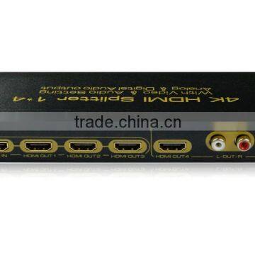 HDMI 4 Port Way Distribution Splitter 1x4 1 In 4 Out photo-2