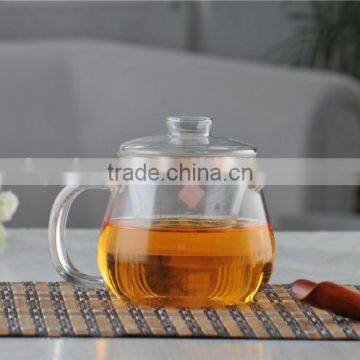 heat resistant glass teapot