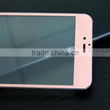9H explosion-proof Rose Gold tempered glass silicone screen protector for iphone glass screen protector                        
                                                                                Supplier's Choice