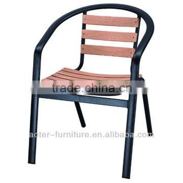 Outdoor garden antique wood design dining coffee chair