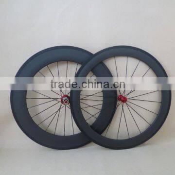 2014 NEW DESIGN U shape SAT special assemble technology carbon wheelset 60mm+88mm combo