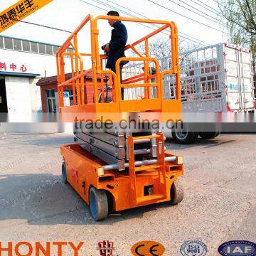 CE low price hydraulic electric self-propelled small scissor lift platform