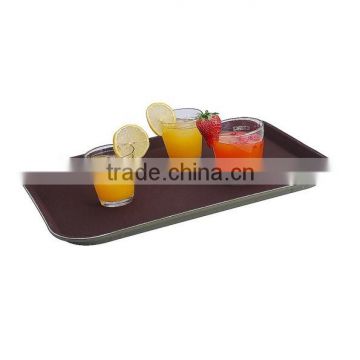 customized rubber rectangular non slip serving tray