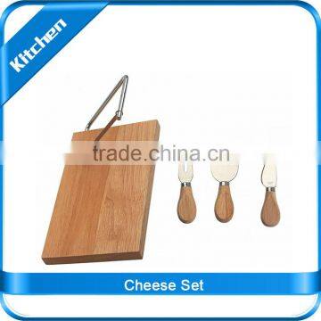 Kitchen Wooden Cheese Board Set High Quality photo-5