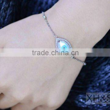 Factory wholesale price 925 silver jewelry latest fashion bracelet