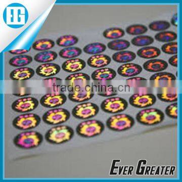 3d label printer gold custom hologram sticker color changing