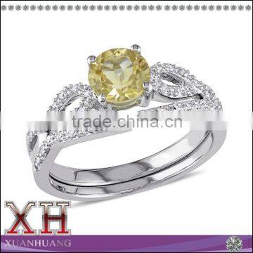 Latest wedding ring designs zircon women Jewelry gemstone ring design