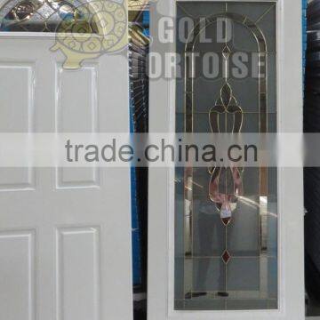 Flush Door With Full View Glass,American Style Steel Door Made in China,glazed Door GuangZhou Manufacturer, photo-2