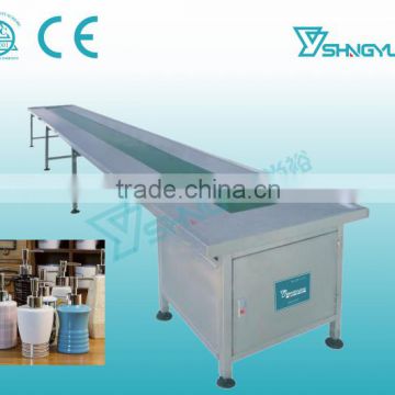 Professional Industrial durable high quality stainless steel nylon belt conveyor table price from factory