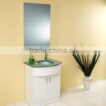 bathroom vanity/modern bathroom vanity/curved bathroom vanity