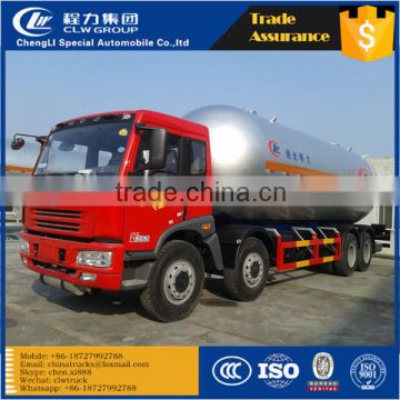 340horsepower engine euro III standard 12.6tons 30,000L 8x4 lpg gas transportation truck