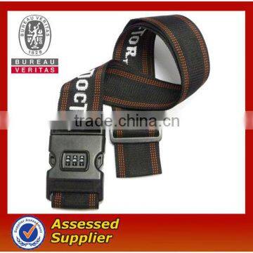 polyester luggage belt with 3-Dial combination lock