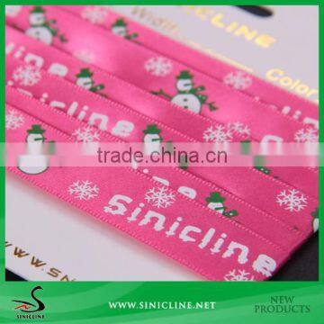 Sinicline Double Side Satin Printing Christmas Gift Packing Tape