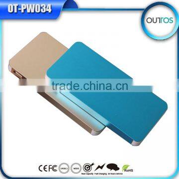 High Quality Ultra Slim Metal Power Bank 10000mAh