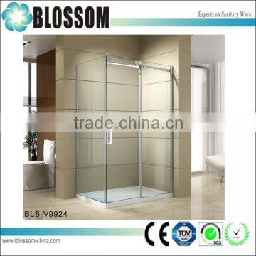 Sliding Shower Enclosure with Metal wheels