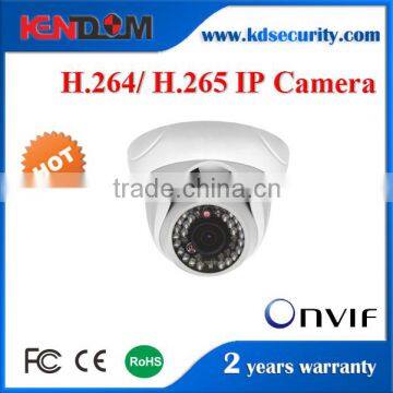Shenzhen Kendom Manufacturer ir Metal Dome P2p H.264,H.265 IP Camera Poe