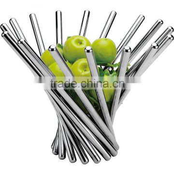 Food Use stainless steel hanging fruit basket high quality stainless steel tube frust basket