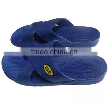 ESD PU slipper conductive shoes for cleanroom