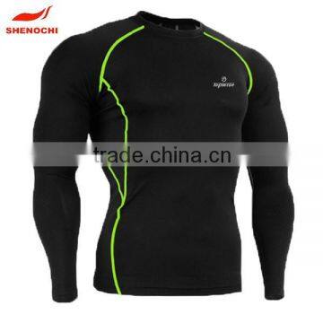 2015 Mens Tight Running Compression Tops Factory Price