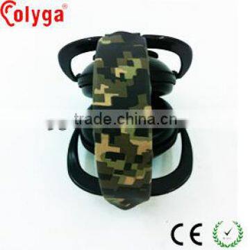 Electronic Protective Earmuffs with Camo pattern headband