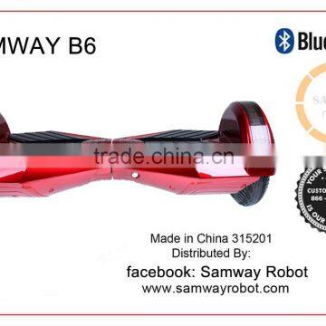 2016 Samway Robot smart electric self balance mini two wheel smart balance electric scooter