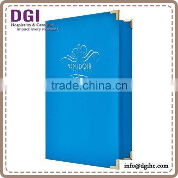 Good Menu Design Ideas Hotel Series Menu Cover/ pu Leather Executive Folder Low Fob Price photo-5