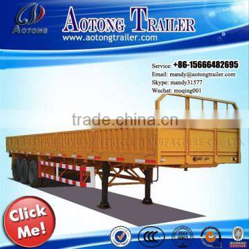 3 axle curtain side semi trailer for beverage transport