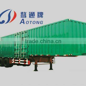 hot sale cargo van semi trailer for transport textile goods