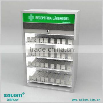 Built-in Light Cigarette Display Unit With Lock For Sale