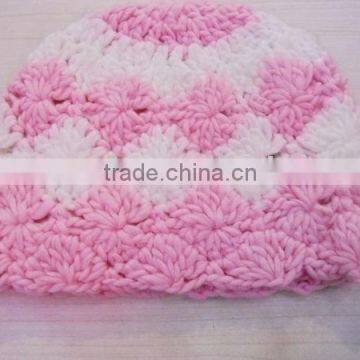 fashion acrylic knitted crochet beanie hat