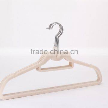Velvet Flocked Clothes Hangers With Logo photo-5