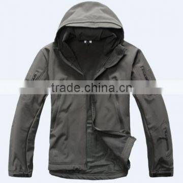 Uniseason Men Khaki Military Jacket