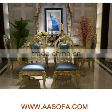 2015 carved high quality dining room set,cheap furniture wooden dining table and chairs