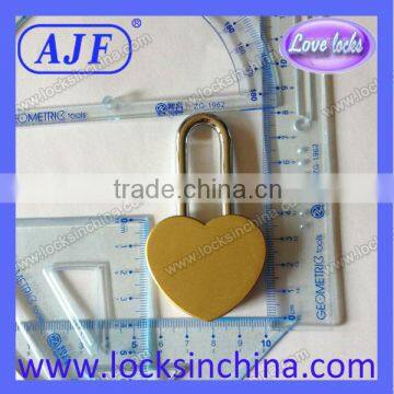AJF 45mm heart love lock customize love Padlock for friends