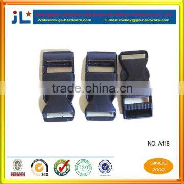 black plastic buckle for strap,2016 New high quality,lowest price,10 years production experience,A118